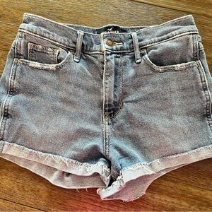 Hollister Women's Faded High Rise Short - Short Size 5